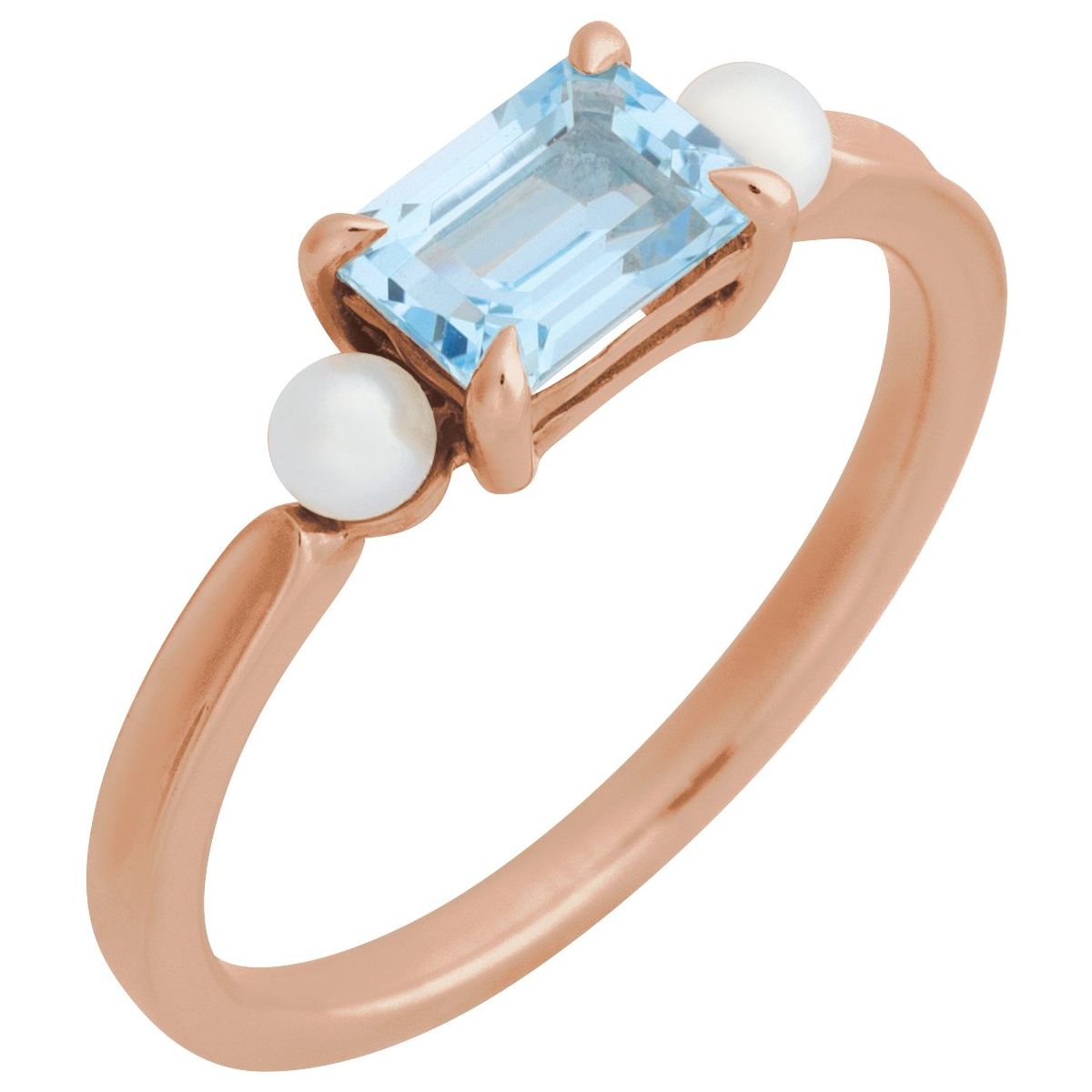 Accented Pearl Ring