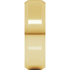 Beveled-Edge Comfort-Fit Half Round Band