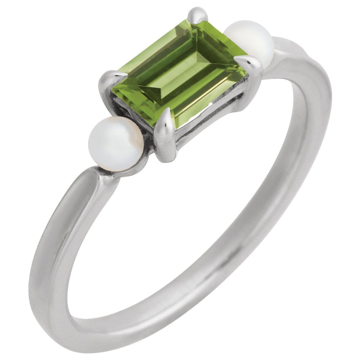 Accented Pearl Ring
