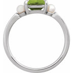 Accented Pearl Ring