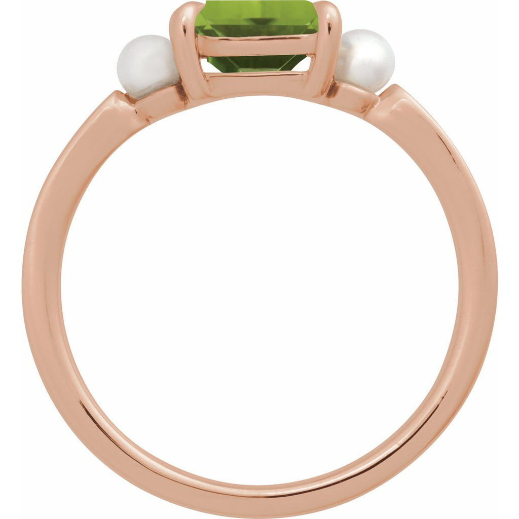 Accented Pearl Ring
