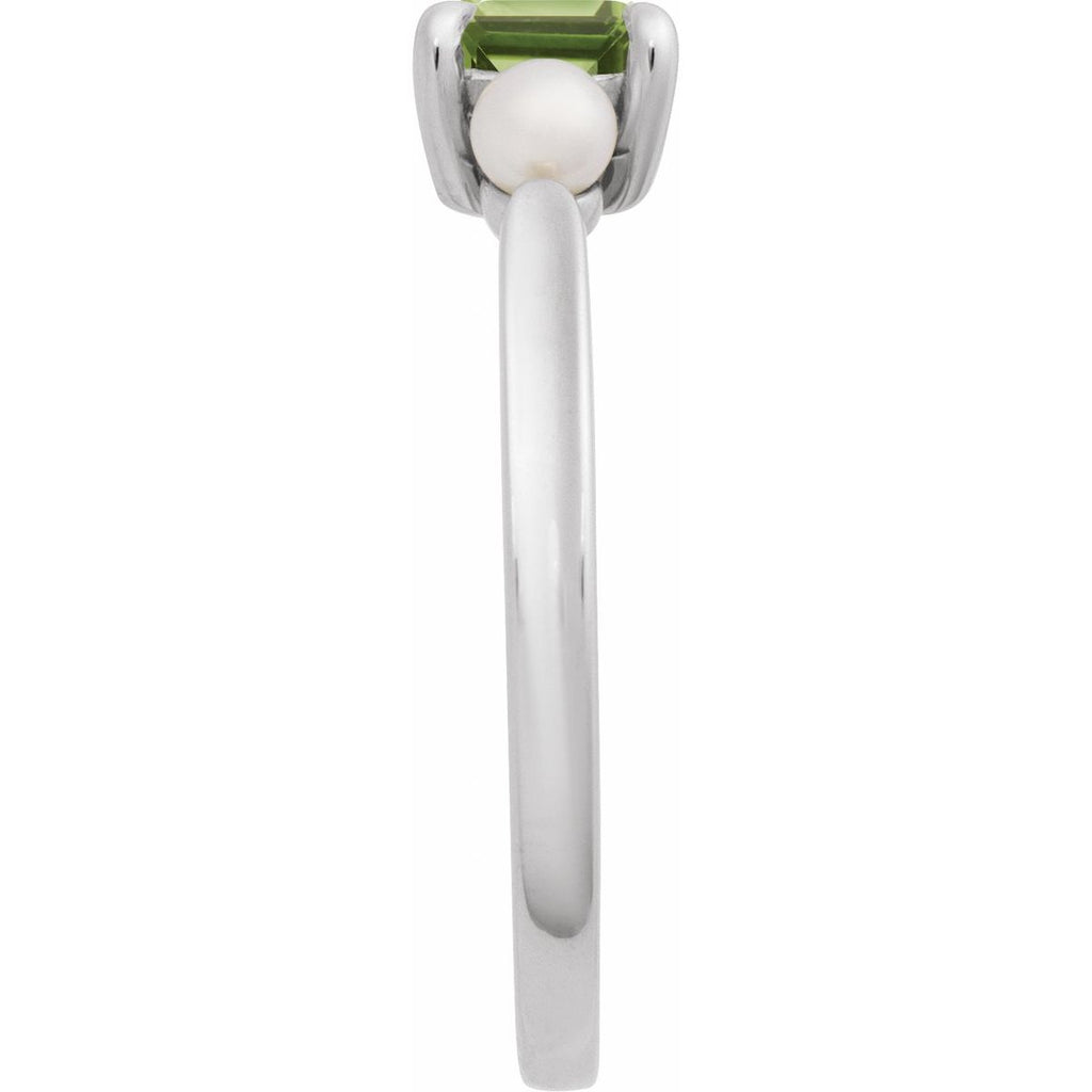Accented Pearl Ring
