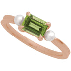 Accented Pearl Ring