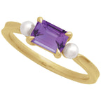 Accented Pearl Ring
