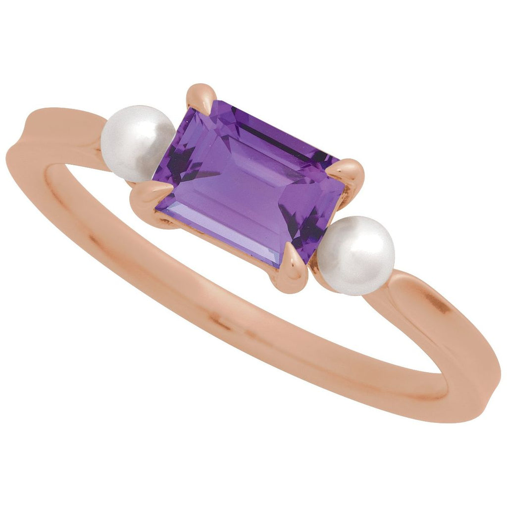 Accented Pearl Ring