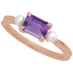 Accented Pearl Ring