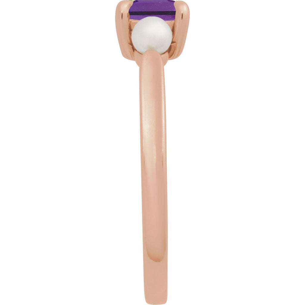 Accented Pearl Ring