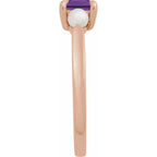 Accented Pearl Ring
