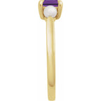 Accented Pearl Ring