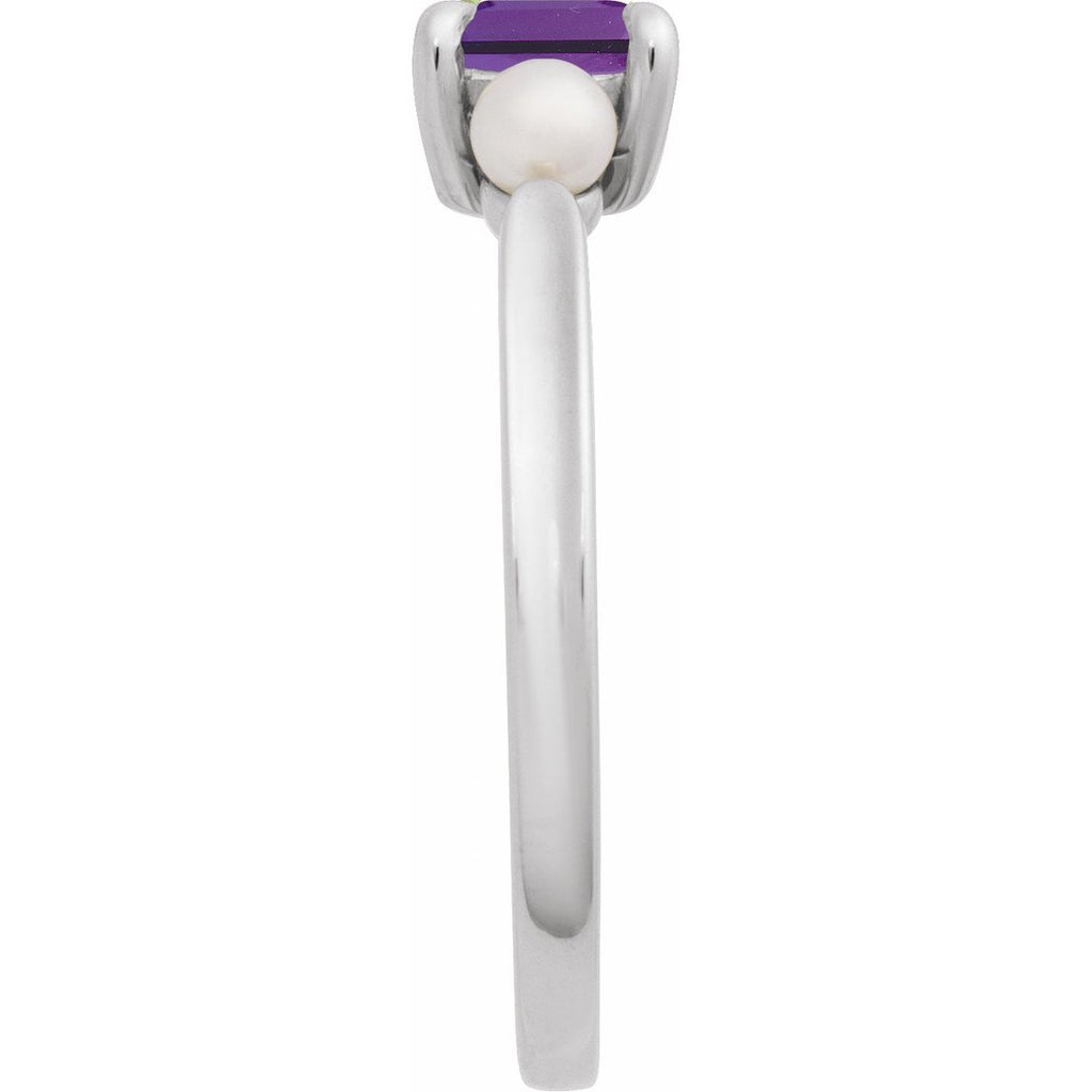 Accented Pearl Ring