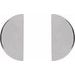Half Circle Stud Earrings