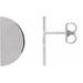 Half Circle Stud Earrings