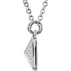 Granulated Pyramid Necklace or Center