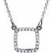 Square Necklace or Center
