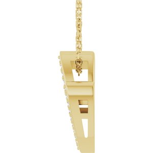 Accented Heart Necklace or Pendant