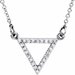 Triangle Necklace or Center