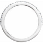 Accented Cathedral Engagement Ring or Band