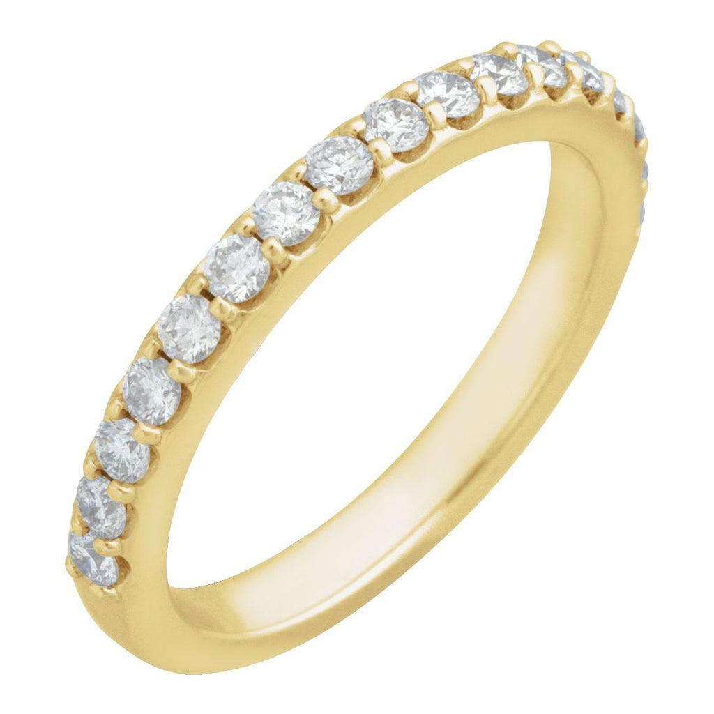 Accented Cathedral Engagement Ring or Band