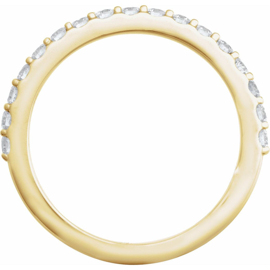 Accented Cathedral Engagement Ring or Band
