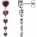 Accented Heart Earrings