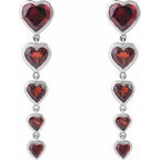 Accented Heart Earrings