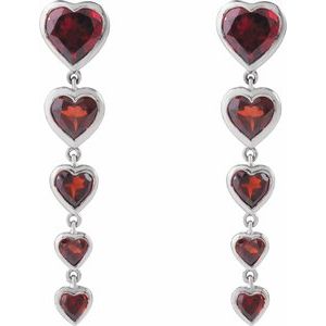 Accented Heart Earrings