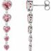 Accented Heart Earrings