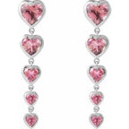 Accented Heart Earrings