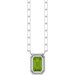 Round Bezel-Set Necklace or Center