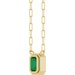 Round Bezel-Set Necklace or Center