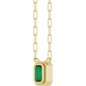 Round Bezel-Set Necklace or Center