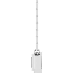 Round Bezel-Set Necklace or Center