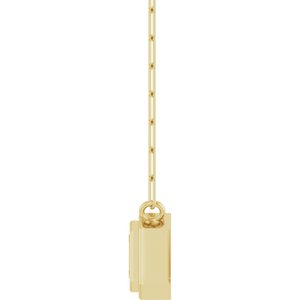Round Bezel-Set Necklace or Center
