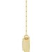 Round Bezel-Set Necklace or Center