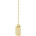 Round Bezel-Set Necklace or Center