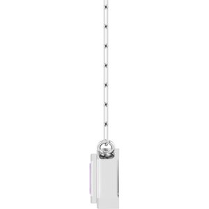 Round Bezel-Set Necklace or Center