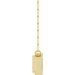 Round Bezel-Set Necklace or Center