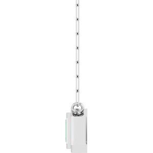 Round Bezel-Set Necklace or Center