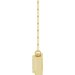 Round Bezel-Set Necklace or Center