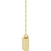 Round Bezel-Set Necklace or Center