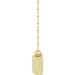 Round Bezel-Set Necklace or Center
