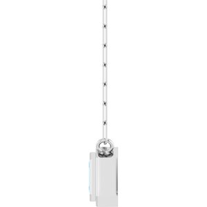 Round Bezel-Set Necklace or Center