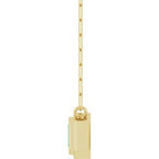 Round Bezel-Set Necklace or Center