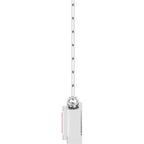 Round Bezel-Set Necklace or Center
