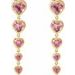 Accented Heart Earrings