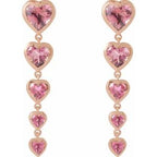 Accented Heart Earrings