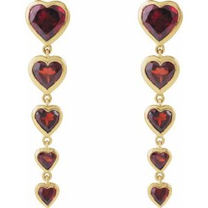Accented Heart Earrings