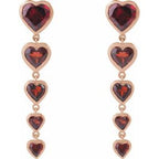 Accented Heart Earrings