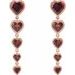 Accented Heart Earrings