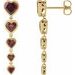 Accented Heart Earrings